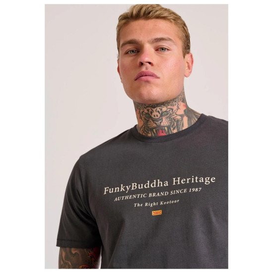 Funky Buddha Ανδρική κοντομάνικη μπλούζα